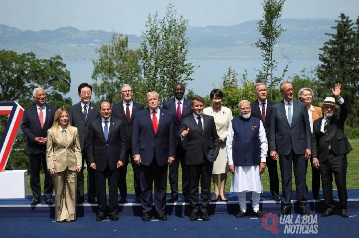 G7: Sem aperto de mãos com Trump, Lula discursa contra protecionismo e defende soberania nacional no combate ao crime organizado