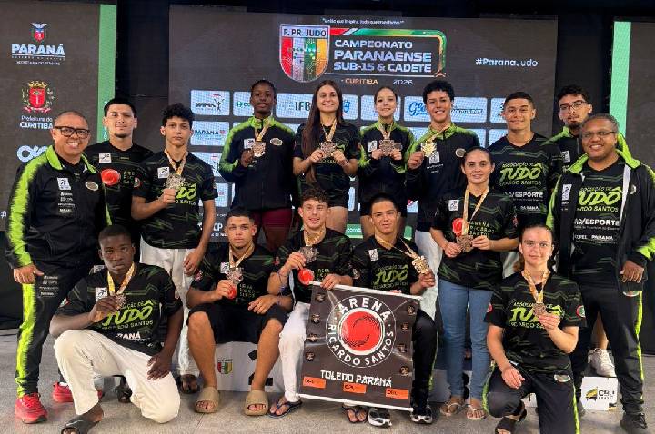Judocas de Toledo se destacam no Campeonato Paranaense Sub-15 e Sub-18