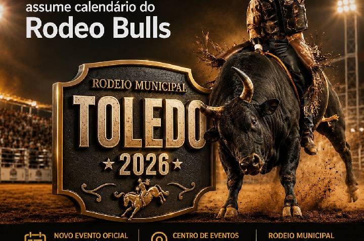 Prefeitura diz que rodeio “voltou”, mas Toledo já tinha Rodeo Bulls no calendário oficial