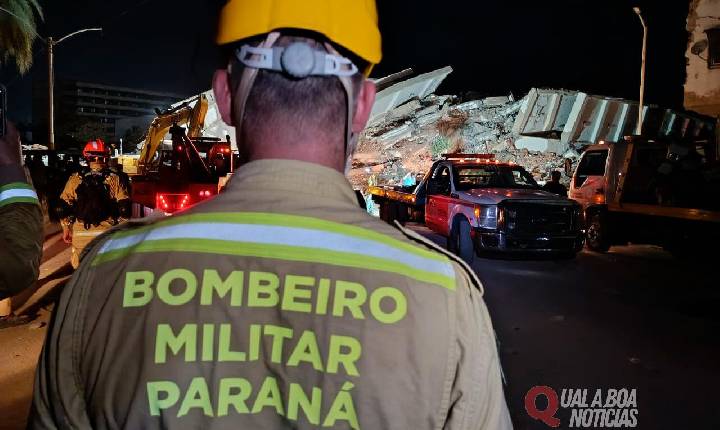 Sob tremores secundários, bombeiros do Paraná correm contra o tempo para achar sobreviventes na Venezuela