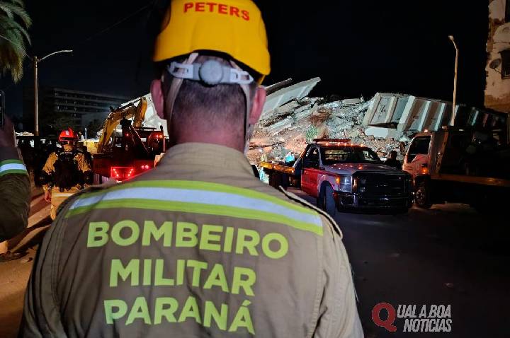 Sob tremores secundários, bombeiros do Paraná correm contra o tempo para achar sobreviventes na Venezuela