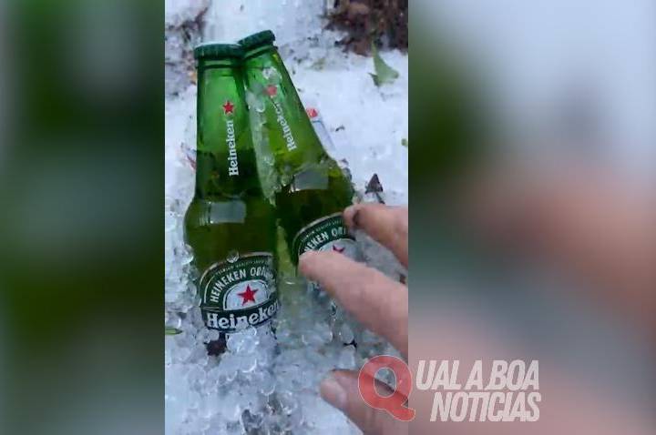 Temporal com granizo assusta moradores e vira 