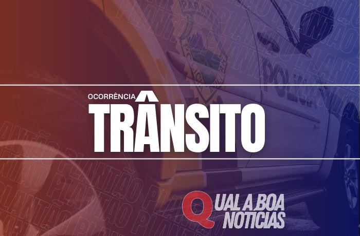 Colisão de trânsito é registrada em Toledo; Equipe da PM é acionada para realizar o atendimento