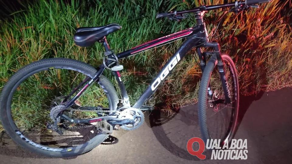 Homem fica ferido ao sofrer queda de bicicleta na PR 491