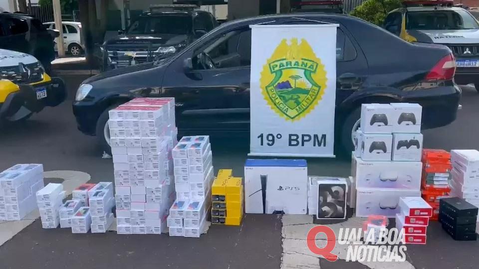 Mercadorias avaliadas em R$ 320 mil são apreendidas em Toledo