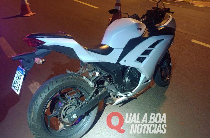 Polícia Militar e Guarda Municipal recolhe moto Kawasaki com barulho excessivo em Toledo