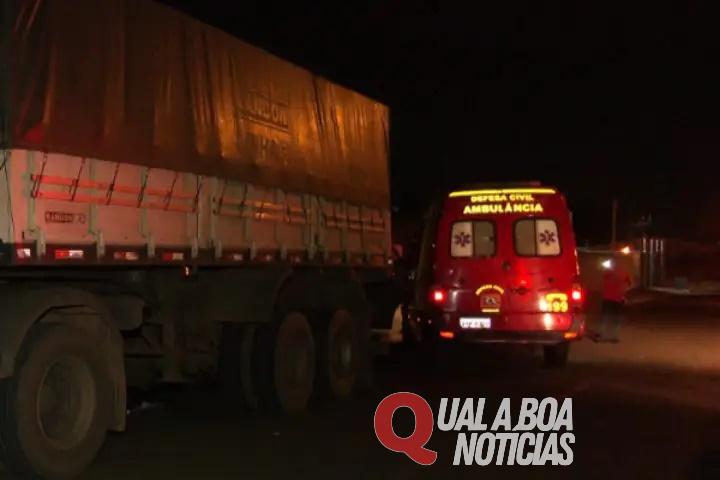 Tragédia: Homem deita embaixo de caminhão e morre atropelado no interior do PR