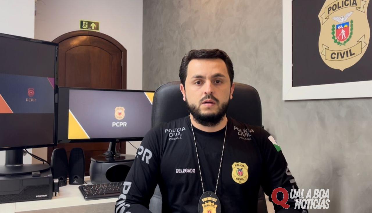 Delegado Adjunto Dr. Rodrigo Baptista Santos, fala sobre o feminicídio em Ouro Verde do Oeste