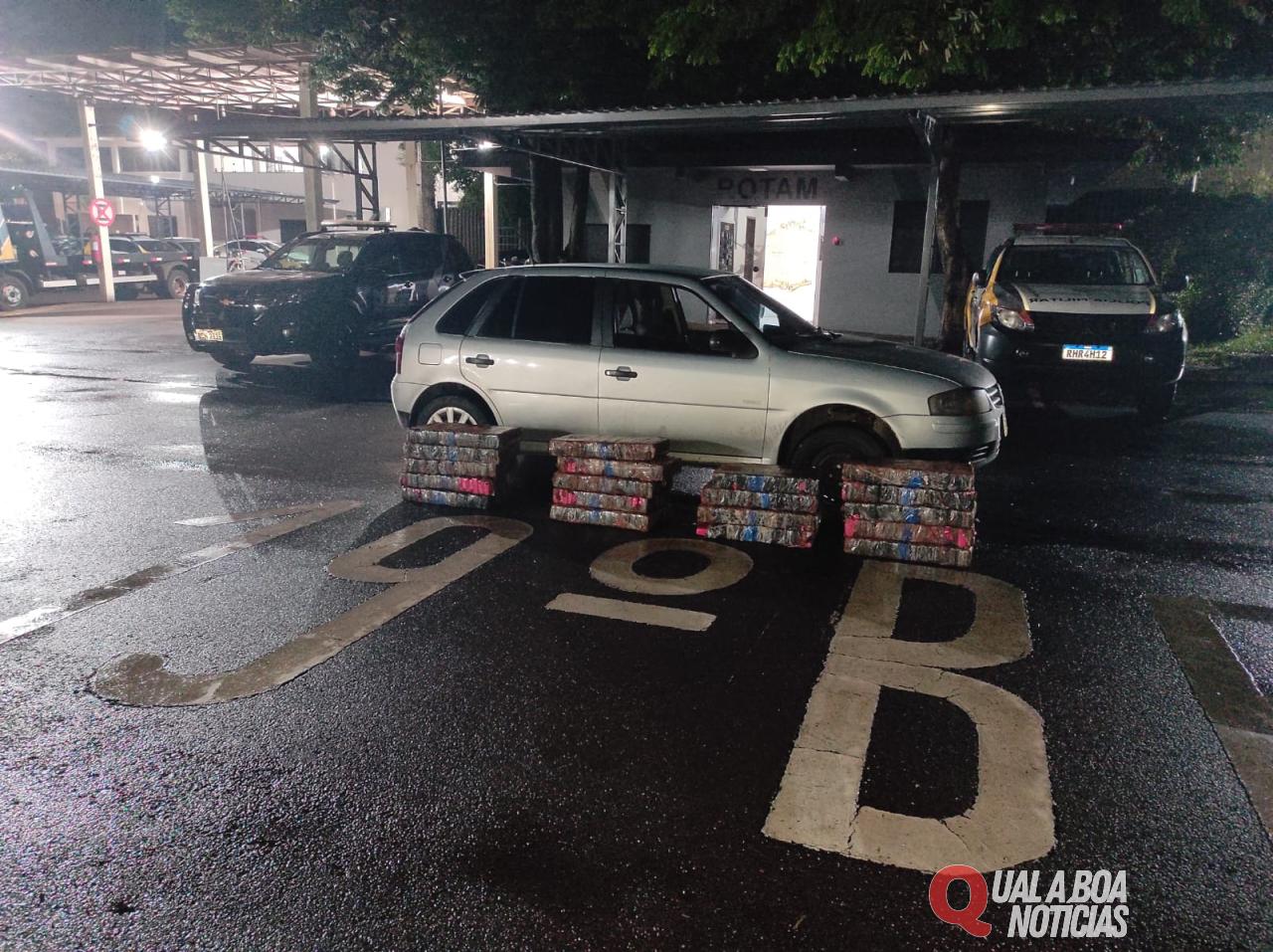 Equipe de inteligência ALI da PM de Toledo, tira de circulação cerca de 274kg de maconha