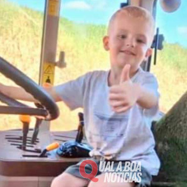 Menino atropelado por caminhão agrícola morre em hospital no interior do PR