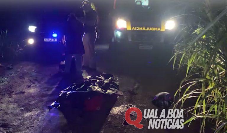 Na Região: Batida entre motos mata jovem de 25 anos e deixa outros dois feridos