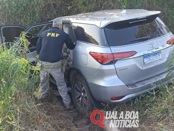 Em Guaíra: PRF recupera veículo “clone” de filha de ex-presidente do Paraguai