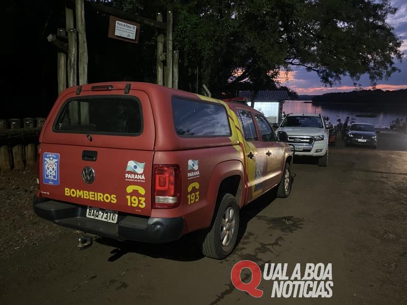 Em Mercedes: Barco afunda e duas pessoas desaparecem no Lago de Itaipu