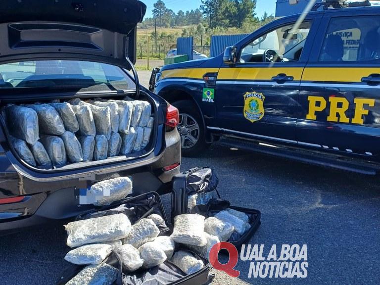 Em quatro operações mais 400 kg de maconha “especial” são aprendidos pela PRF no Paraná