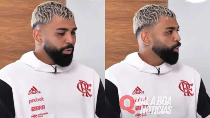 Gabigol se explica após usar camisa do Corinthians: 'Relaxamento'