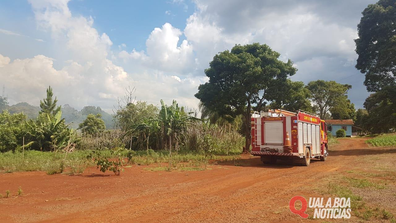 Incêndio em secador de silo em Cascavel, mobiliza equipes do Corpo de Bombeiros