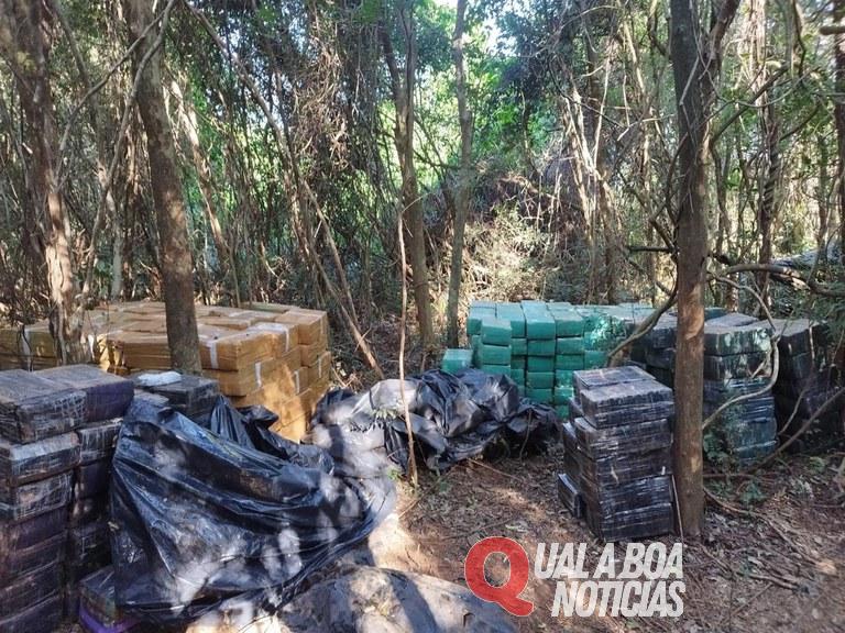 PF apreende mais de 5,5 toneladas de entorpecentes em Santa Helena
