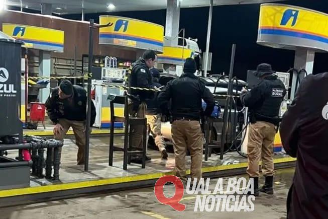 Urgente: Dois homens buscam ajuda em posto de combustível na BR-163, após intenso tiroteio