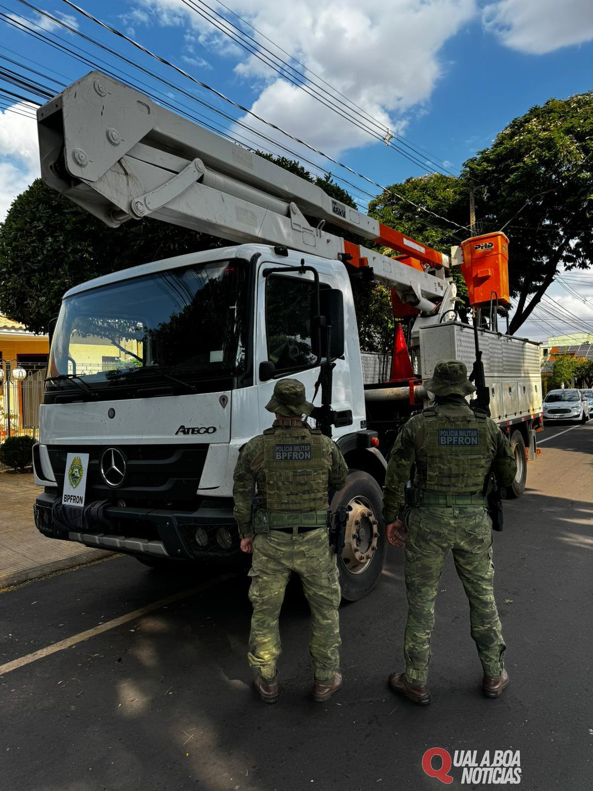 BPFRON recupera caminhão furtado em Umuarama-PR