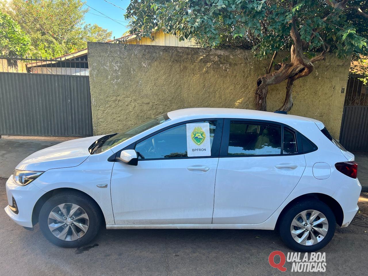 BPFRON recupera veículo furtado em Foz do Iguaçu-PR