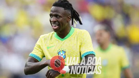 Dorival prega paciência e crê que Vini Júnior pode repetir na Copa América desempenho no Real