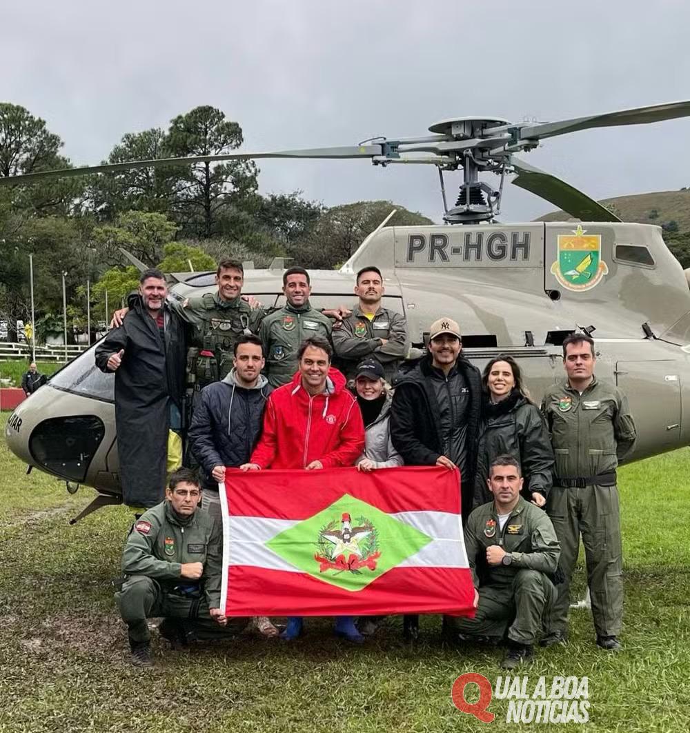 Ex-Grêmio e Cruzeiro, Marcelo Moreno movimenta R$ 5 milhões e 11 helicópteros em ajuda no RS