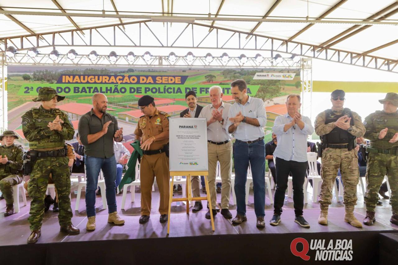 Governo do Estado inaugura sede da 2ª Companhia do BPFron