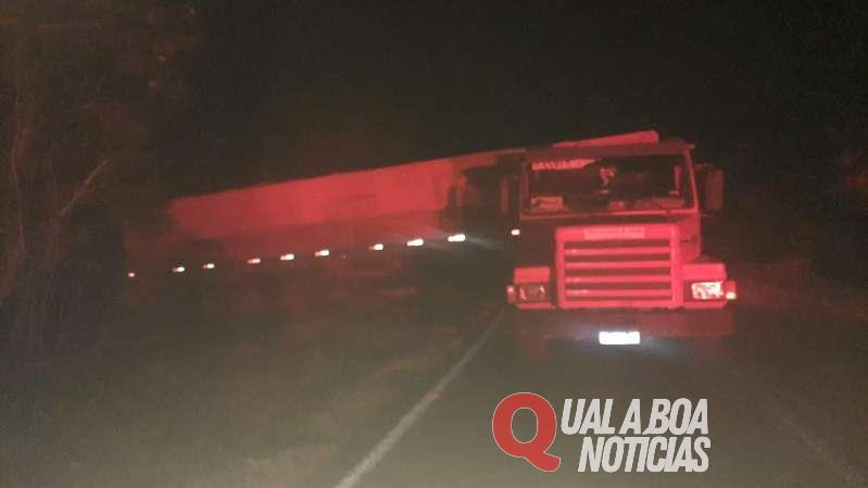 Homem é preso por embriaguez ao volante após se envolver em saída de pista na PR-585