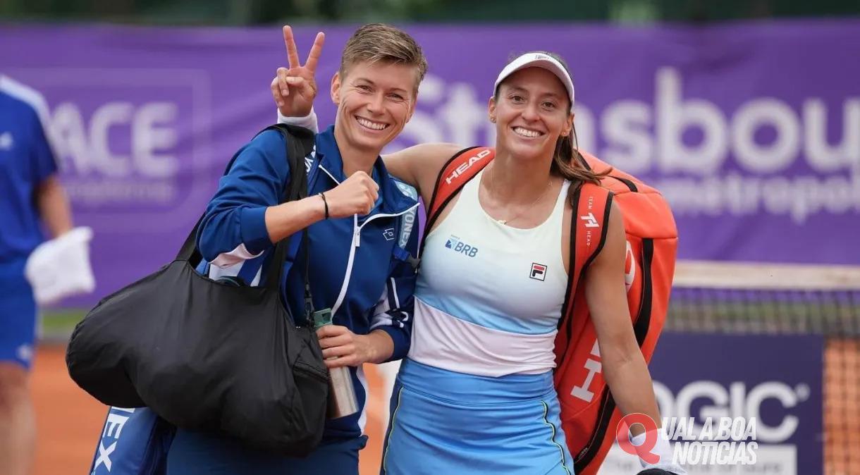 Luisa Stefani vai à semi no WTA 500 de Berlim