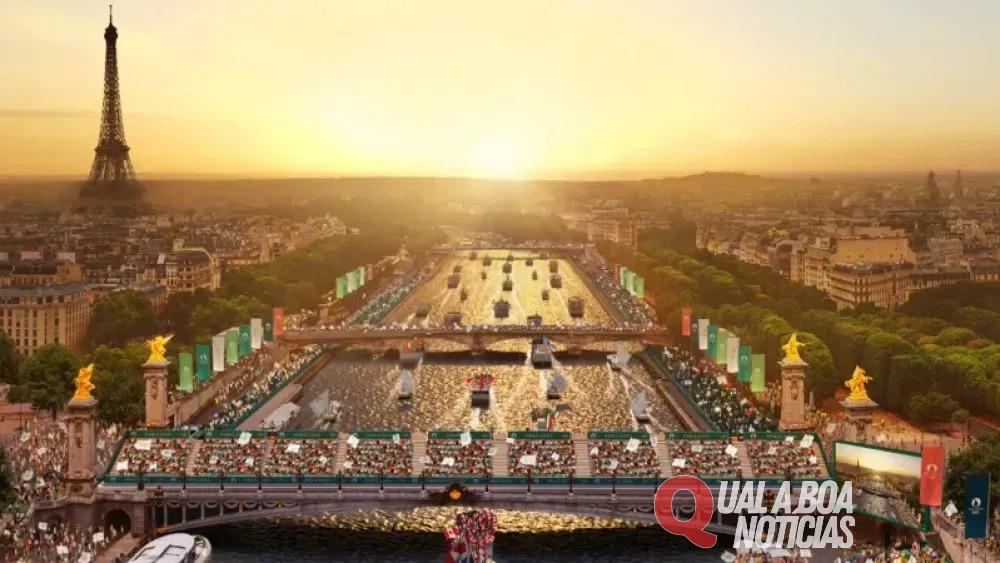 Paris 2024: testes para cerimônia de abertura são realizados no Rio Sena