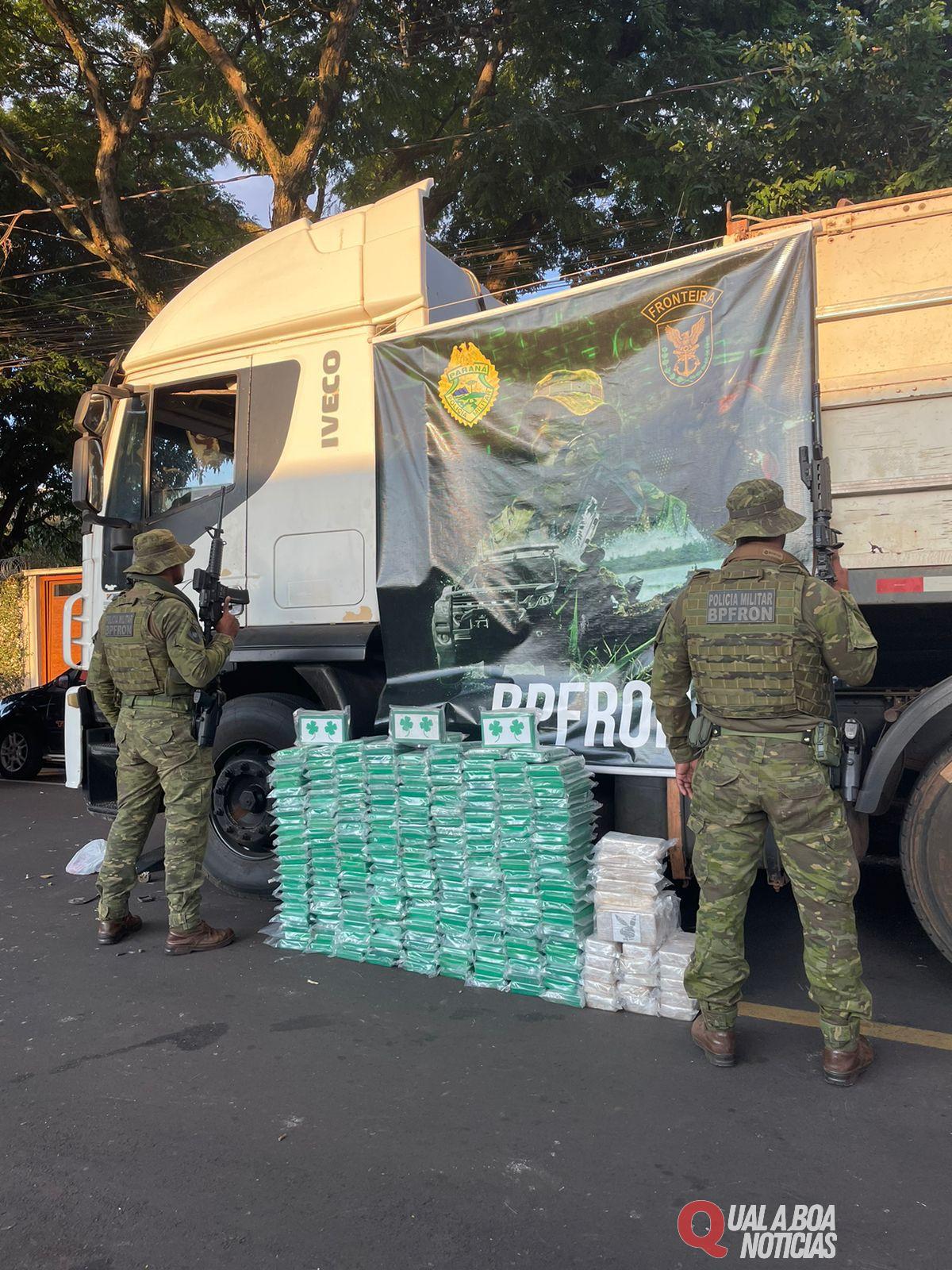 PMPR realiza apreensão milionária de cocaína e crack em Xambrê-PR