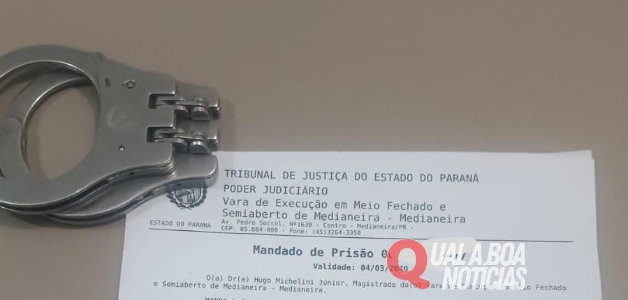 Prisão de condutor embriagado e com mandado de prisão em aberto