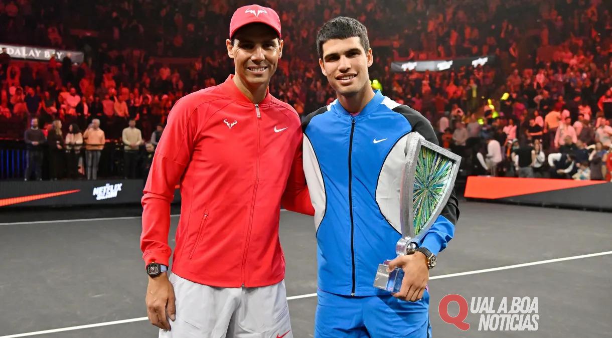 Rafael Nadal e Carlos Alcaraz farão dupla na Olimpíada de Paris