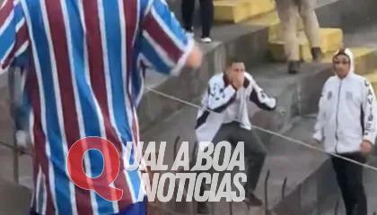 Torcedor imita afogamento e debocha de tragédia no RS; veja vídeo