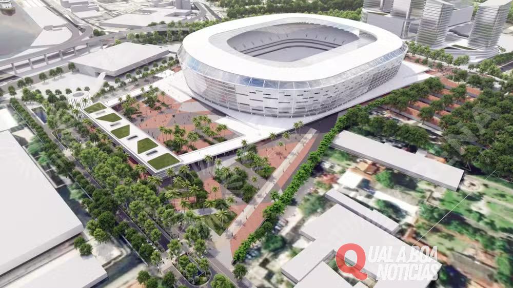 Veja fotos do projeto do estádio do Flamengo no Gasômetro