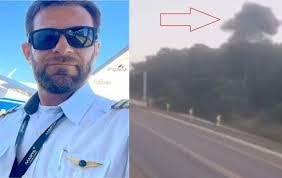 Vídeo mostra momento da queda de avião que era pilotado por paranaense