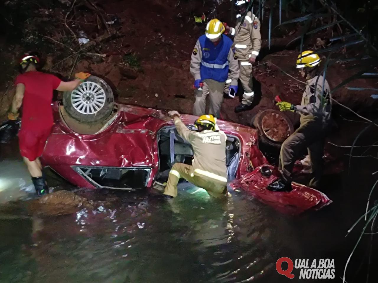 Acidente de carro leva motorista a obito