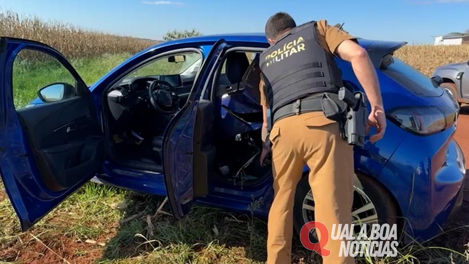 Após perseguição na BR 277, Denarc e Polícia Militar apreendem carro carregado com drogas em Cascavel