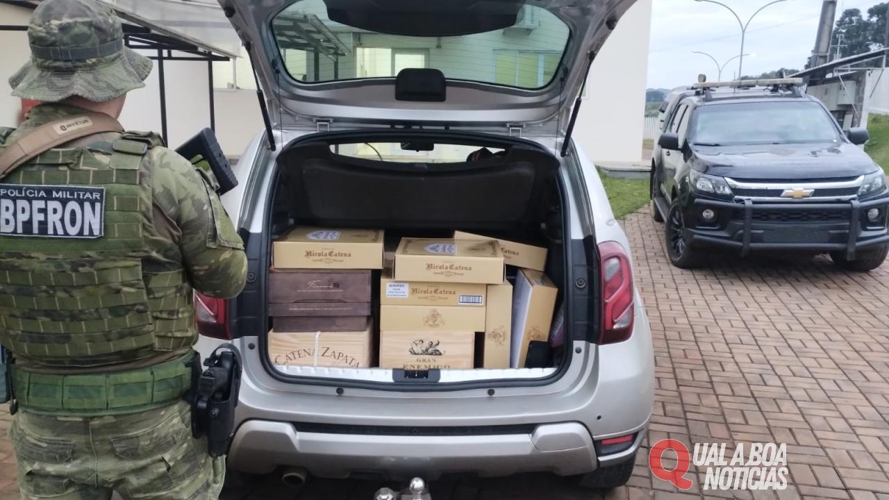 BPFRON apreende veiculo carregado em Barracão -PR