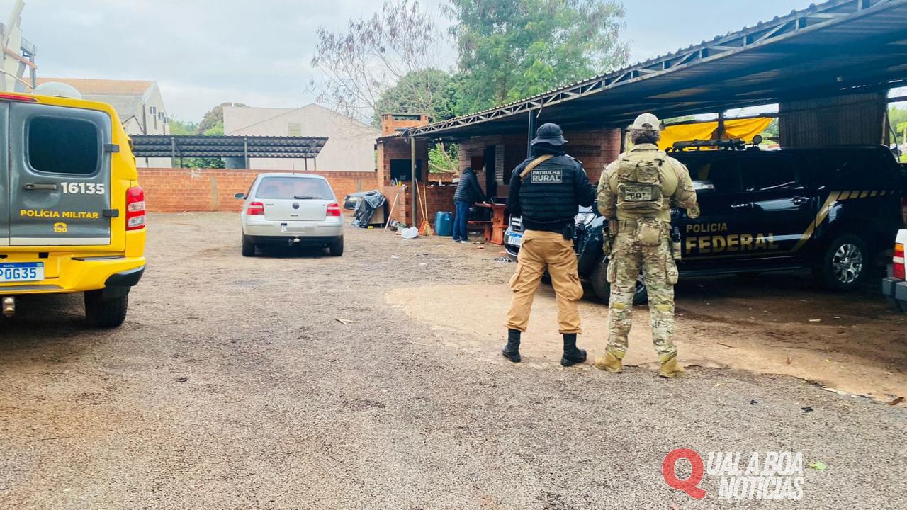 Em ação conjunta entre PM e PF, homem é preso por tráfico de drogas na Região