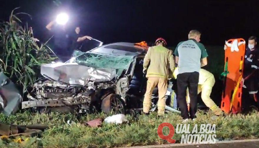 Grave acidente deixa quatro mulheres feridas na PR-180