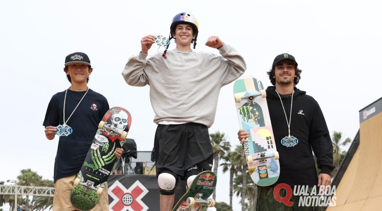 Gui Khury vence medalha de ouro no X-Games na Califórnia