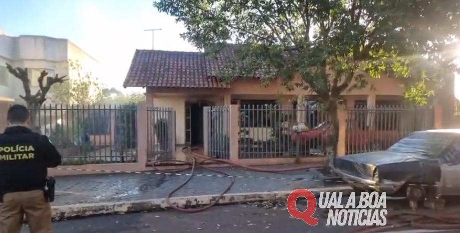 Incêndio provoca morte de jovem no centro de Marechal Rondon