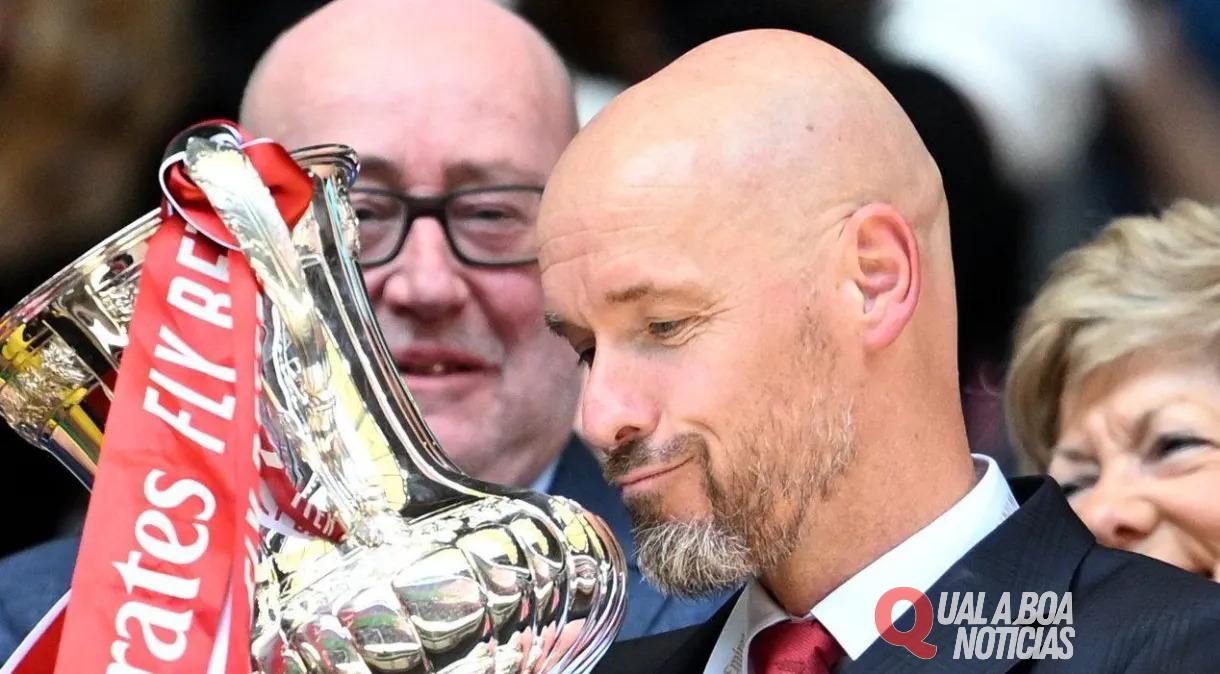 Manchester United anuncia renovação de contrato com técnico Erik ten Hag