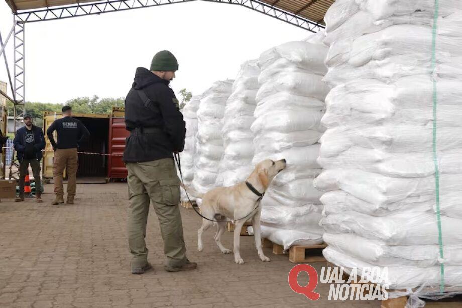 Paraguaios apreendem maior quantidade de cocaína da história do país