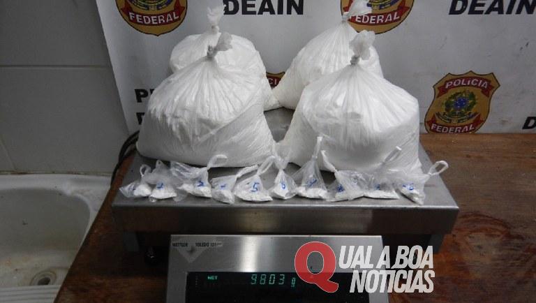 PF prende dez passageiros por tráfico de drogas em Guarulhos; Dois seriam moradores de Toledo