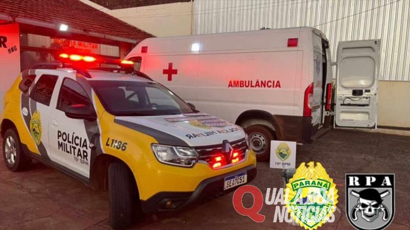 PM apreende ambulância em Mercedes