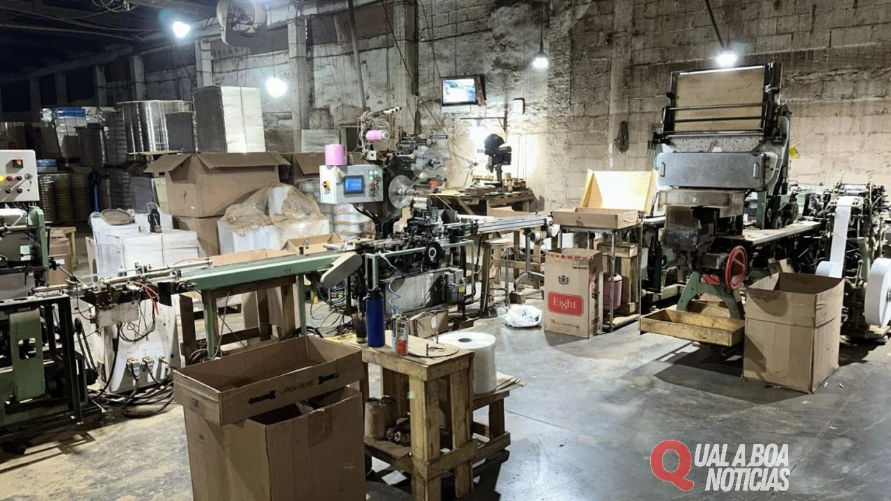Polícia Federal deflagra “Operação Uncover” em ação destinada a desarticular fábrica clandestina de cigarros