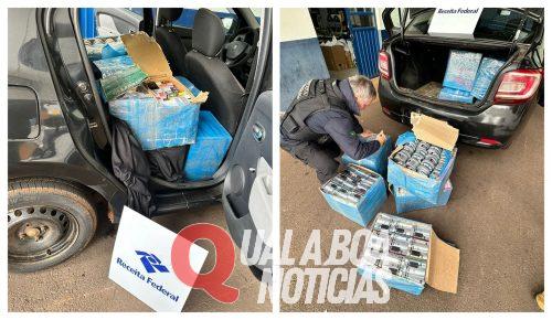 Receita Federal apreende R$ 130 mil em cigarros eletrônicos, fumos e essências