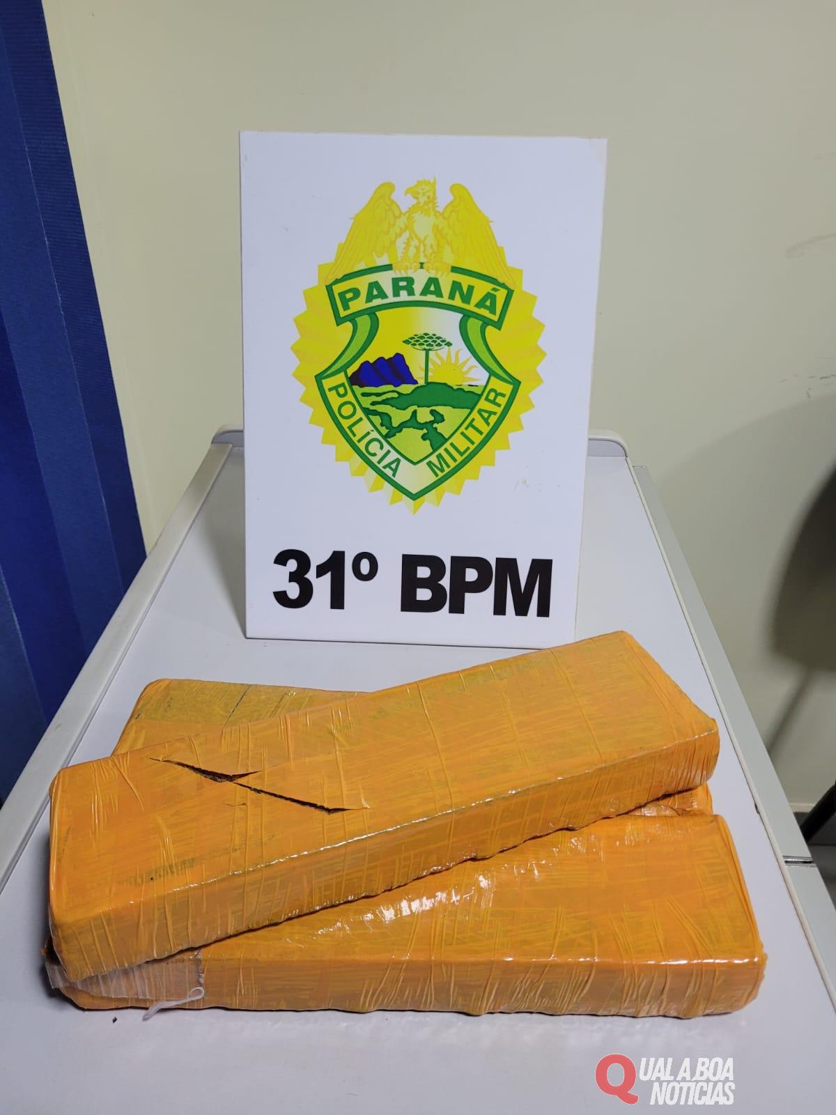 Tráfico de Drogas em Corbélia: Dois Detidos com Aproximadamente 2kg de Maconha